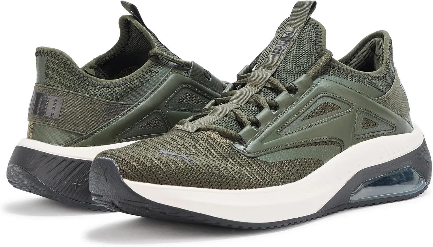 Мужские кроссовки PUMA X-Cell Ayro для кросс-тренинга, черный/оливковый — фото 3