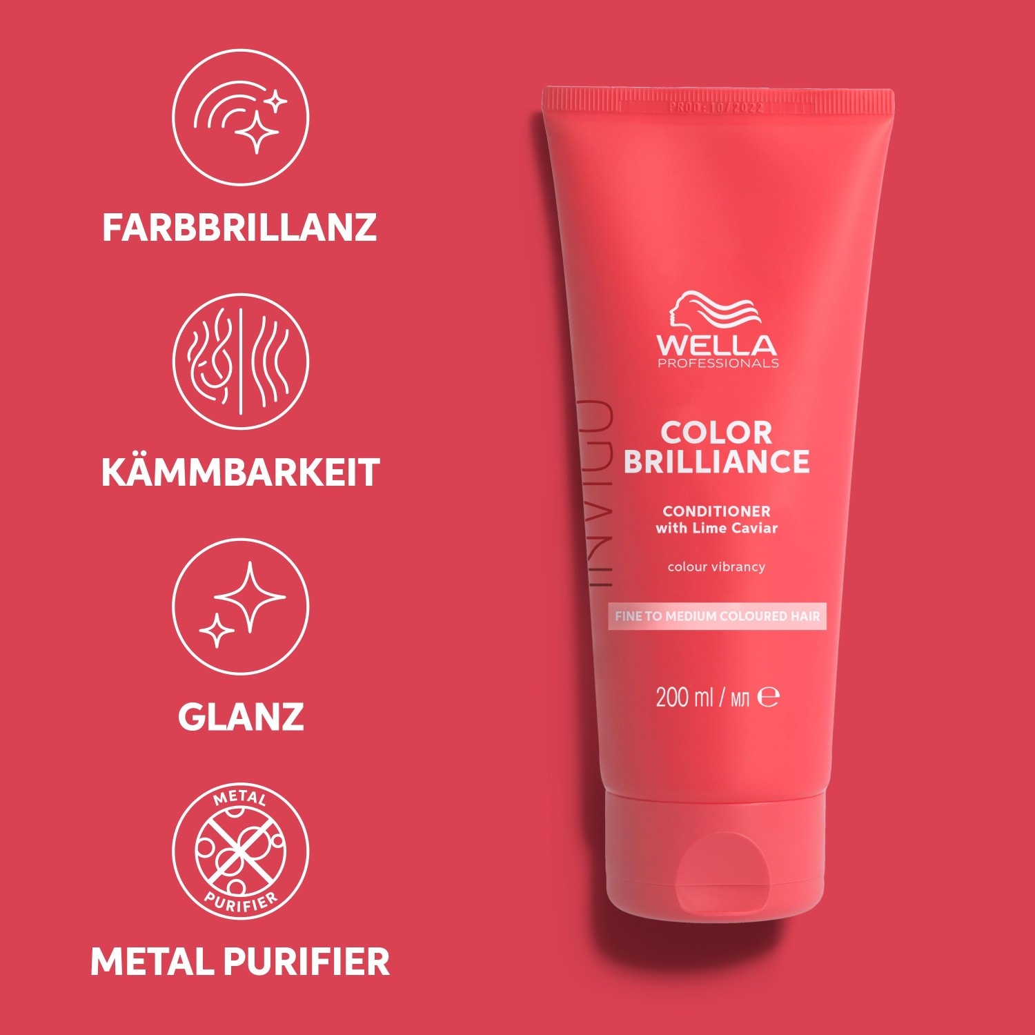 Кондиционер для волос invigo color service color brilliance conditioner mit lime caviar Wella Professionals, объем 1000 мл — фото 3