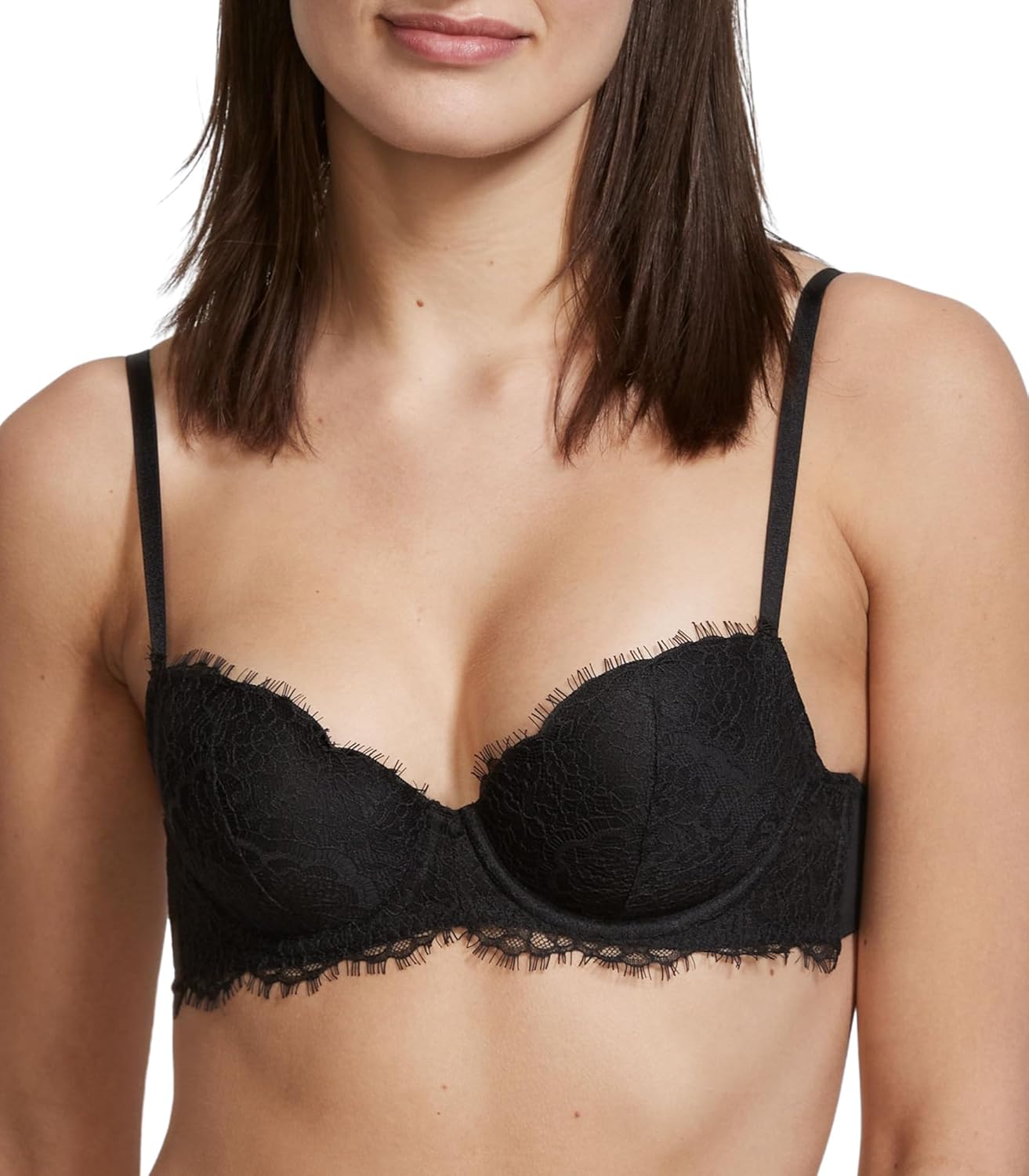 

Бюстгальтер Victoria's Dream Angels с легкой чашкой, размеры 32A-38DDD Victoria's Secret, Black Lace