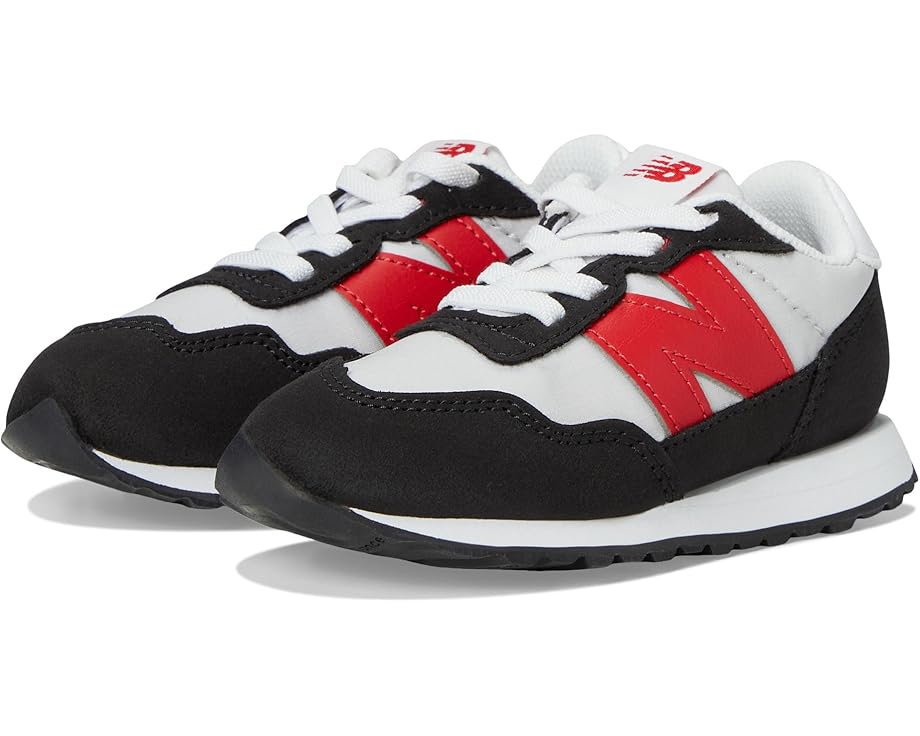 

Кроссовки New Balance Kids 237 Bungee Lace, цвет Grey Matter/True Red