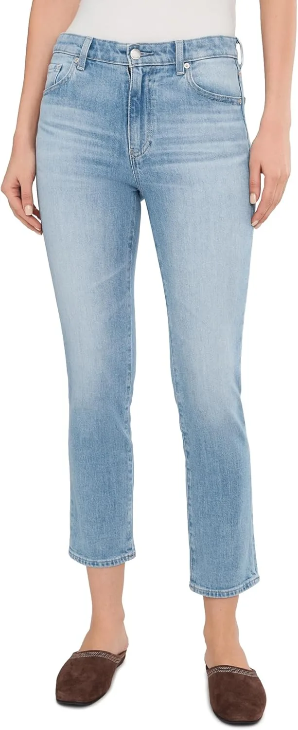 

AG Jeans Women's Mari Mid Rise Slim Straight Crop Jean