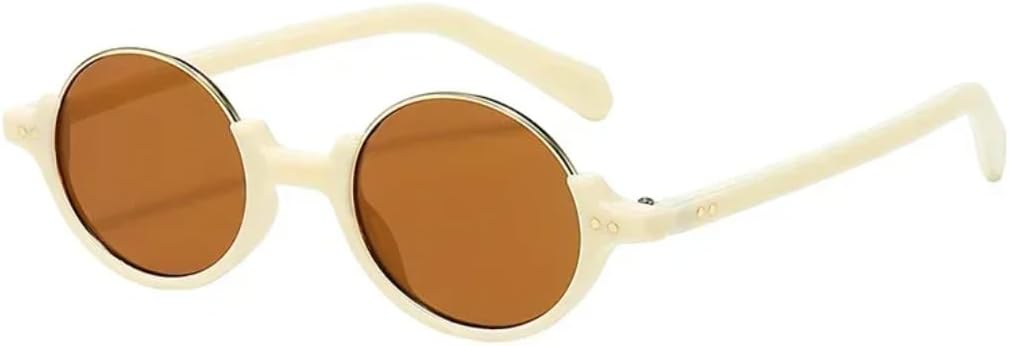 

Солнцезащитные очки с защитой UV400 | Круглые без оправы, леопардовый принт, градиент | для женщин и мужчин, для занятий спортом на открытом воздухе и вождения DSVIGF, Beige Tea