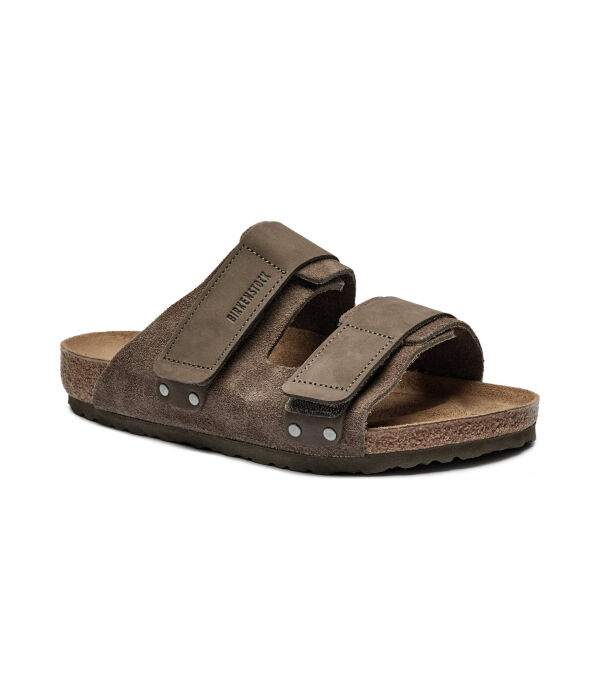 

Кожаные тапочки удзи Birkenstock, коричневый