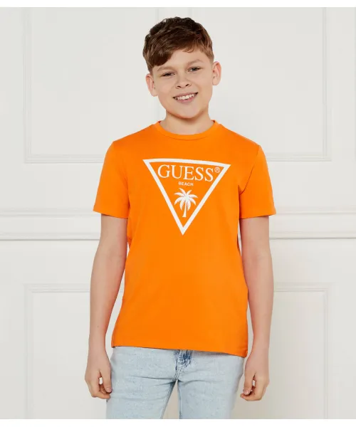 

Футболка Regular fit Guess, оранжевый