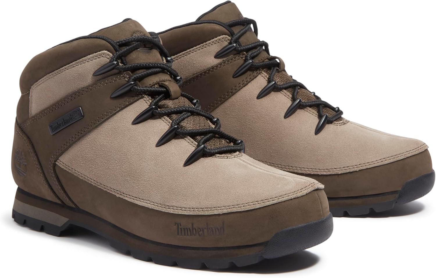 Timberland мужские ботинки Euro Sprint Mid на шнуровке, Medium Brown/Dark Brown — фото 2