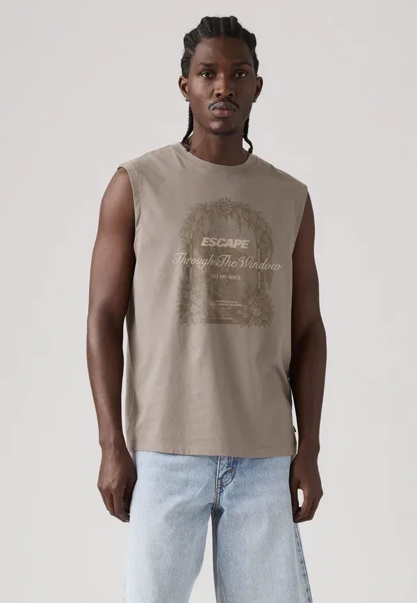 Майка-борцовка Levi'S, цвет шато-серый — фото 2