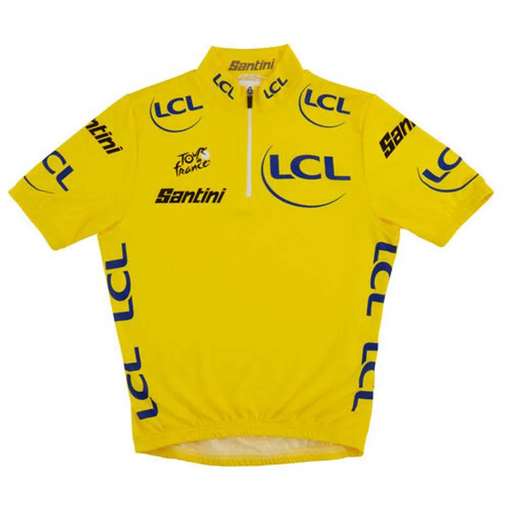

Джерси Santini Tour de France GPM LeaDer short sleeve, желтый