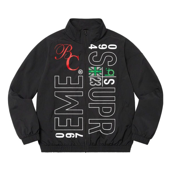 

Куртка x bernadette corporation track jacket 'black white' Supreme, черный
