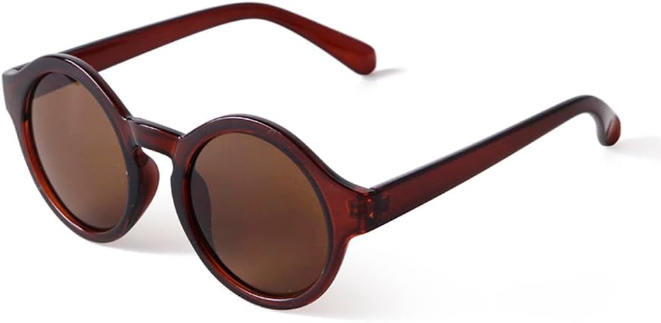 

Модные круглые солнцезащитные очки для женщин в винтажной оправе, стильные солнцезащитные очки в стиле хип-хоп, женские очки с защитой от УФ-излучения UV400 MTZJH, C4 Tea