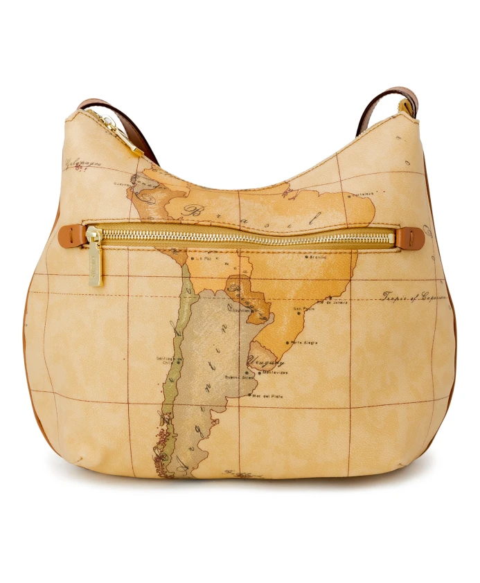 

Сумка через плечо с изображением карты мира Alviero Martini 1A Classe, бежевый