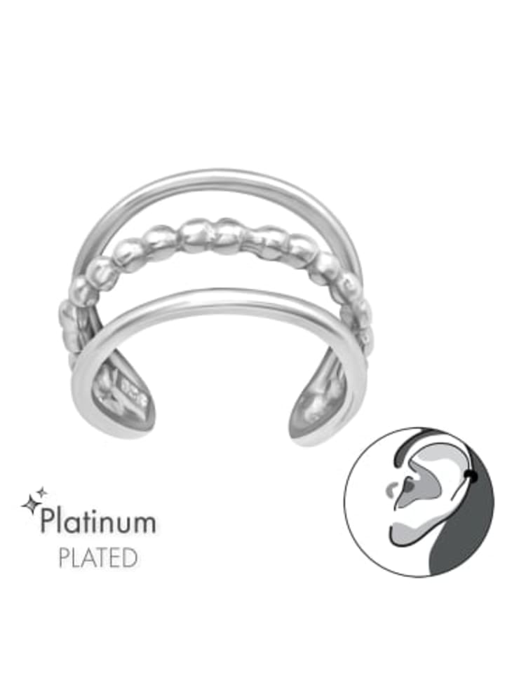 

Alexander York Серьга-кафф из серебра 925 пробы