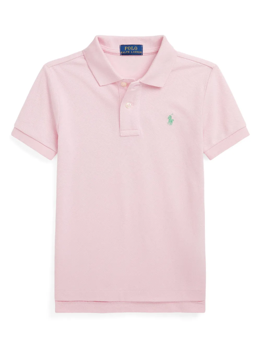 

Рубашка поло с вышивкой Polo Pony Polo Ralph Lauren Kids, розовый