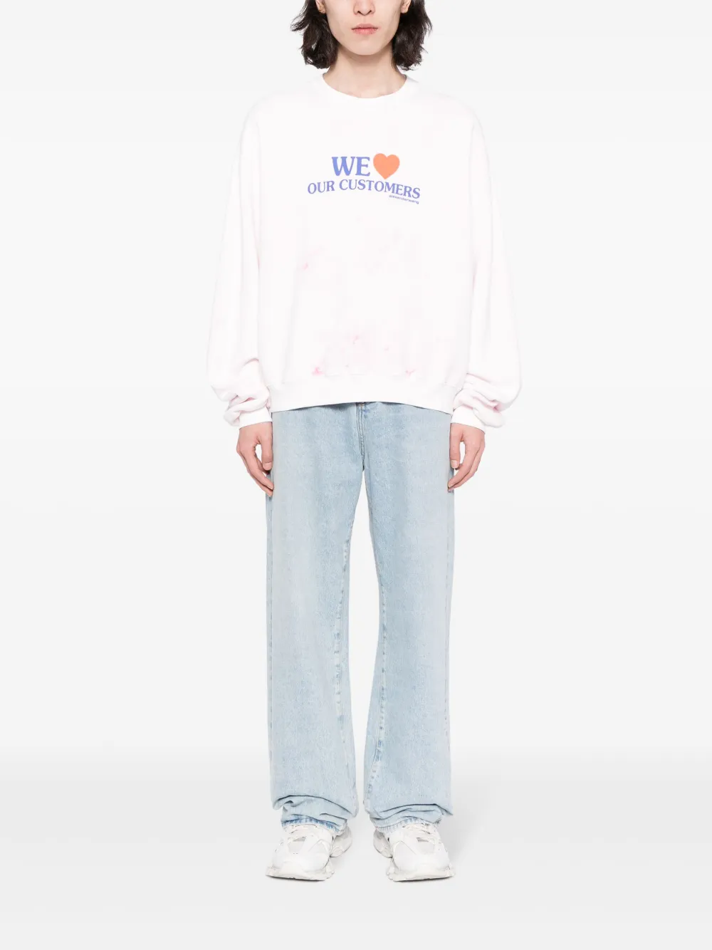 Толстовка We Love Our Customers Alexander Wang, розовый — фото 2