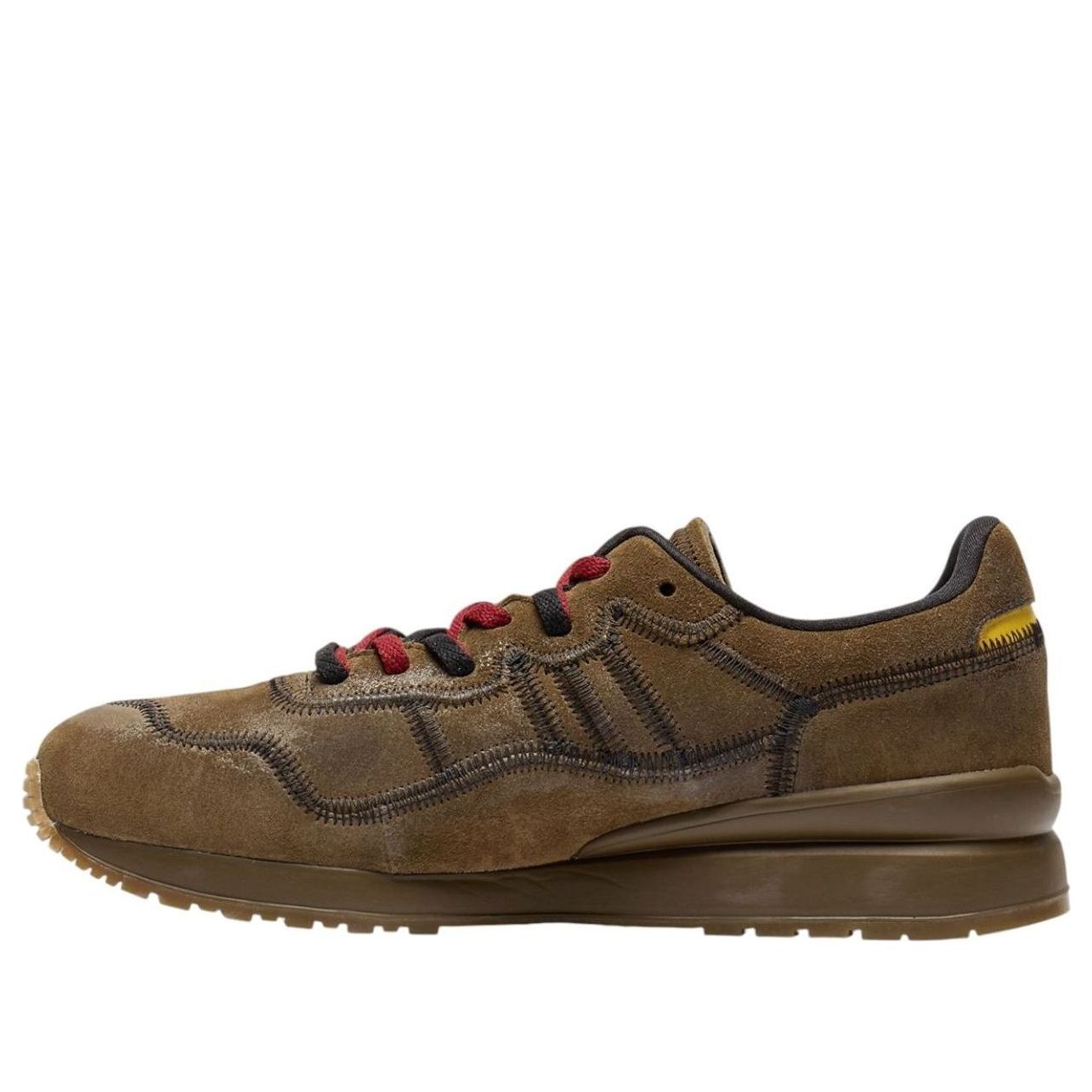 

Onitsuka Tiger Tiger Ally Stitch 'Brown Storm Vibrant Yellow'