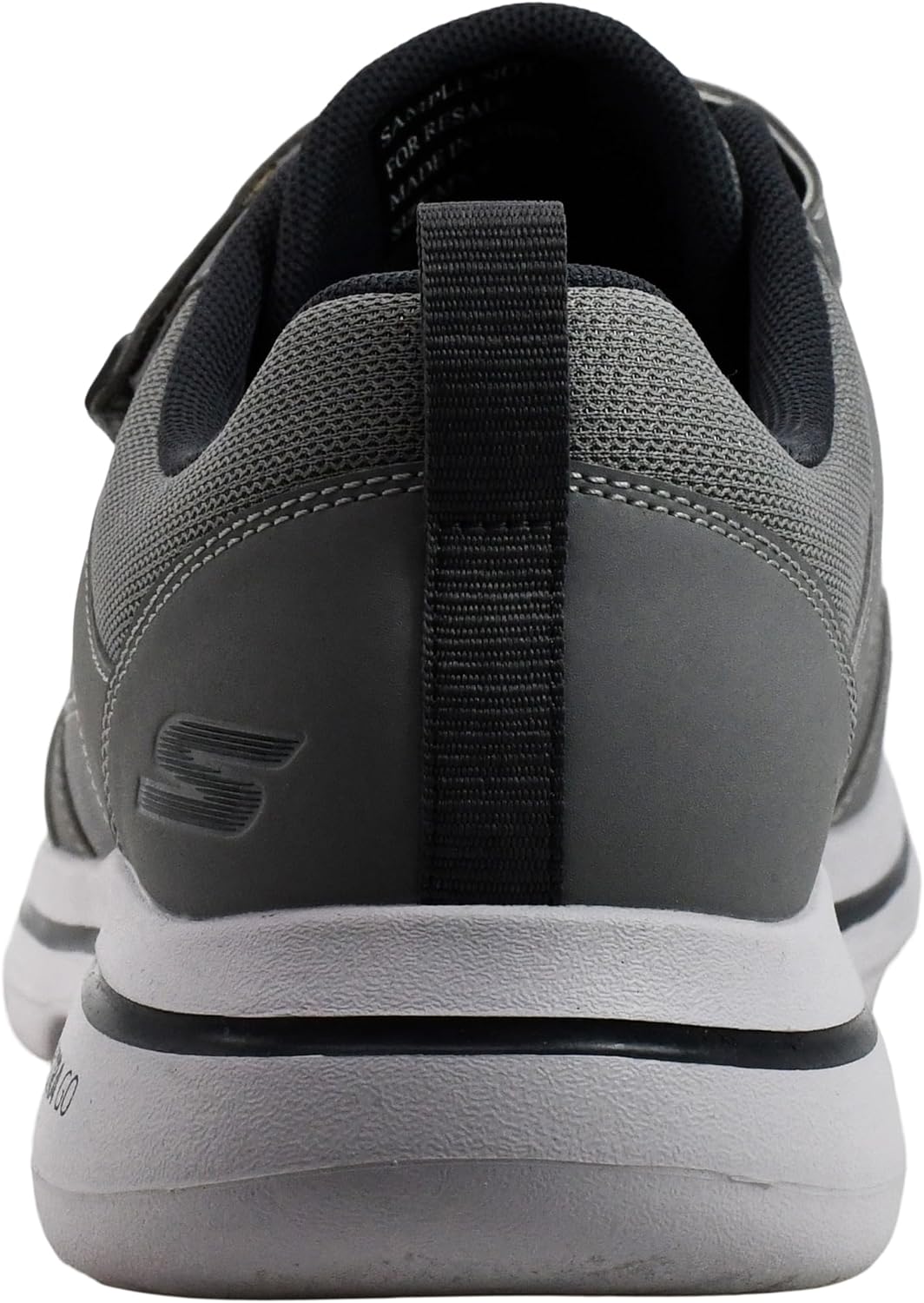 Мужские спортивные кроссовки Skechers Gowalk с застежкой-липучкой, серый/угольный — фото 3