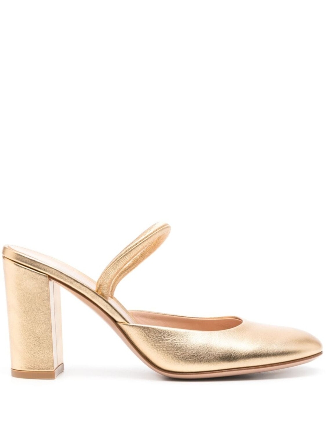 

Gianvito Rossi мюли Tivoli 85, золотистый