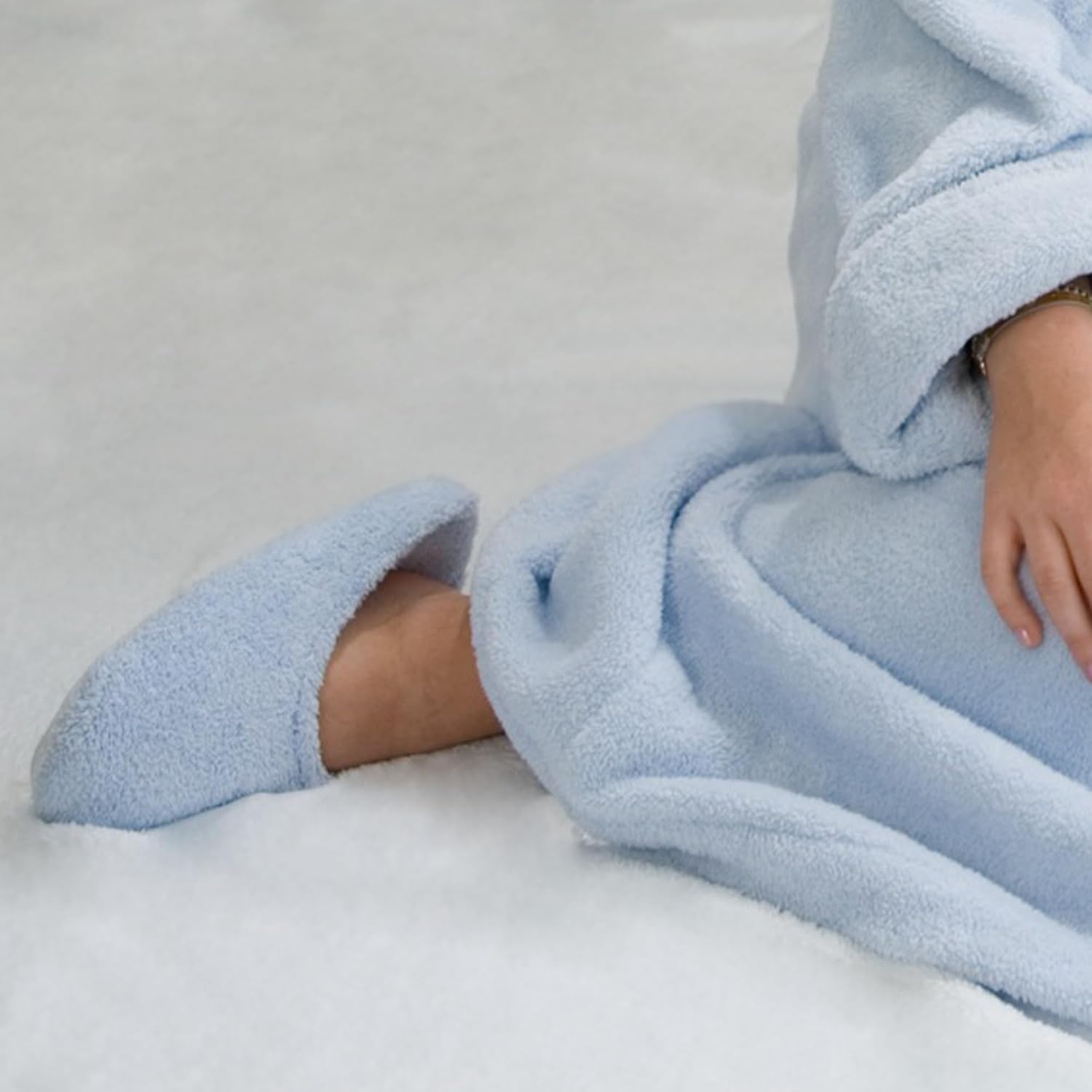 Тапочки THIRSTY TOWELS Cloud 9 Turkish Spa- мягкие, моющиеся, нескользящие махровые тапочки для женщин, мужчин, детей и гостей, домашние тапочки унисекс, подарок на праздник, синий — фото 2