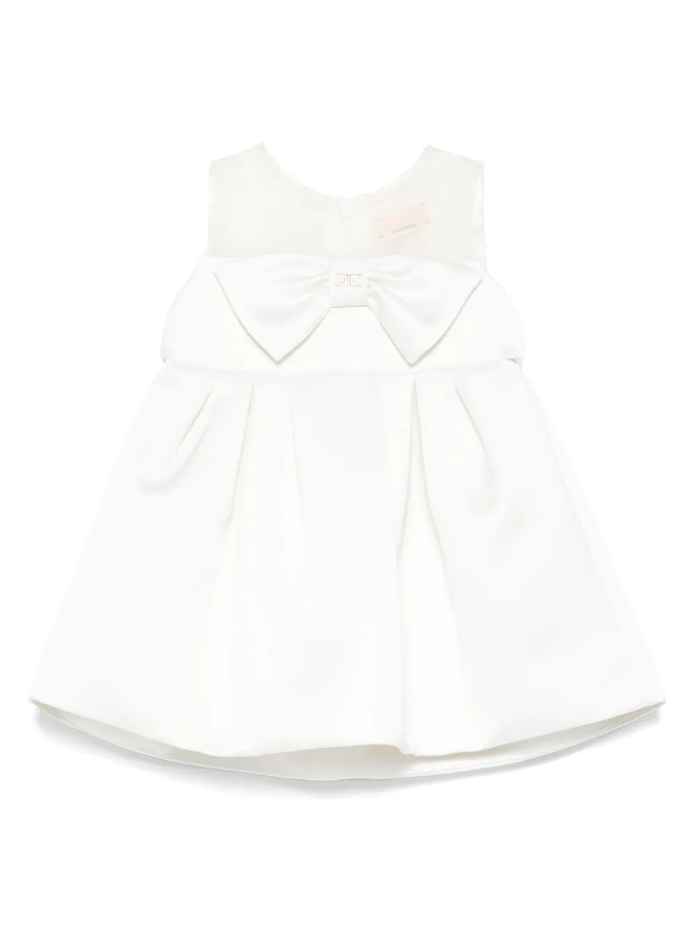 

Атласное платье Elisabetta Franchi La Mia Bambina, белый