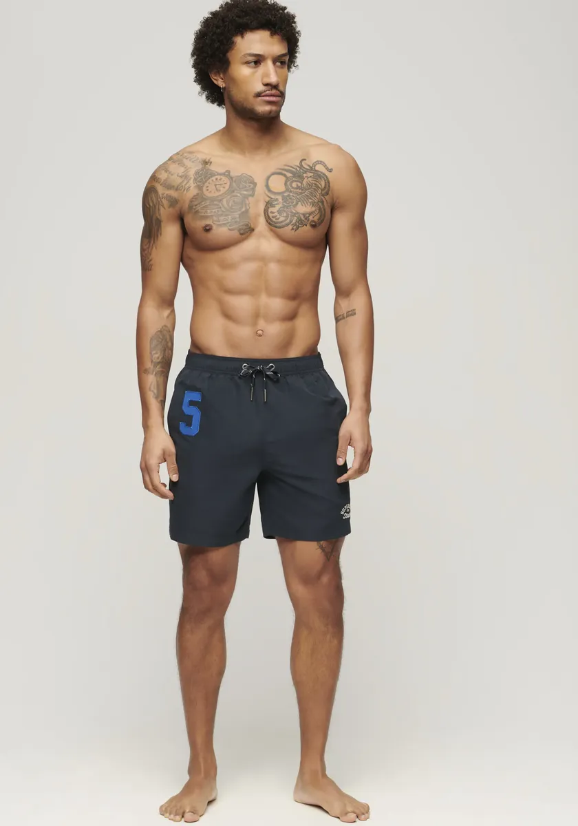 

Шорты для плавания Superdry "SD-VINTAGE POLO 17" SWIM SHORT", цвет Richest Navy