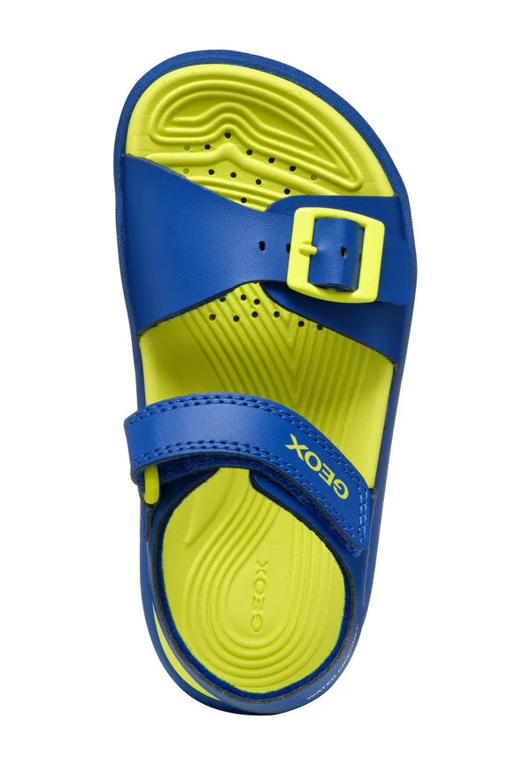Трекинговые сандалии fusbetto Geox, Royal Fluo Yellow — фото 3