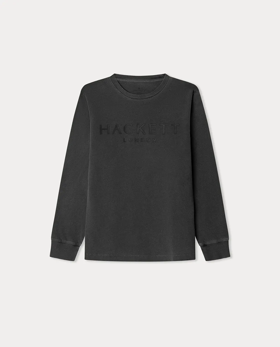 

Детская футболка с длинным рукавом Hackett, темно-синий