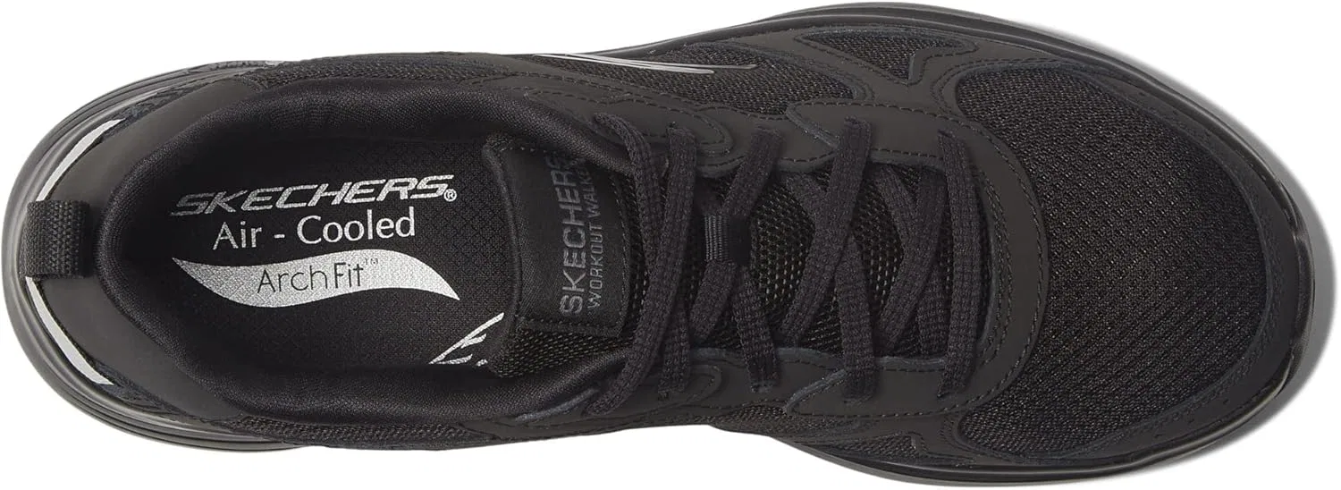 Мужские слипоны Skechers Go Walk Flex Hands Up, Black — фото 3