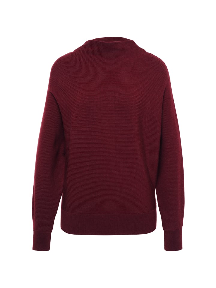 

Zero Текстильный свитер со стойкой воротника-стойки, цвет «Мистическая ягода»