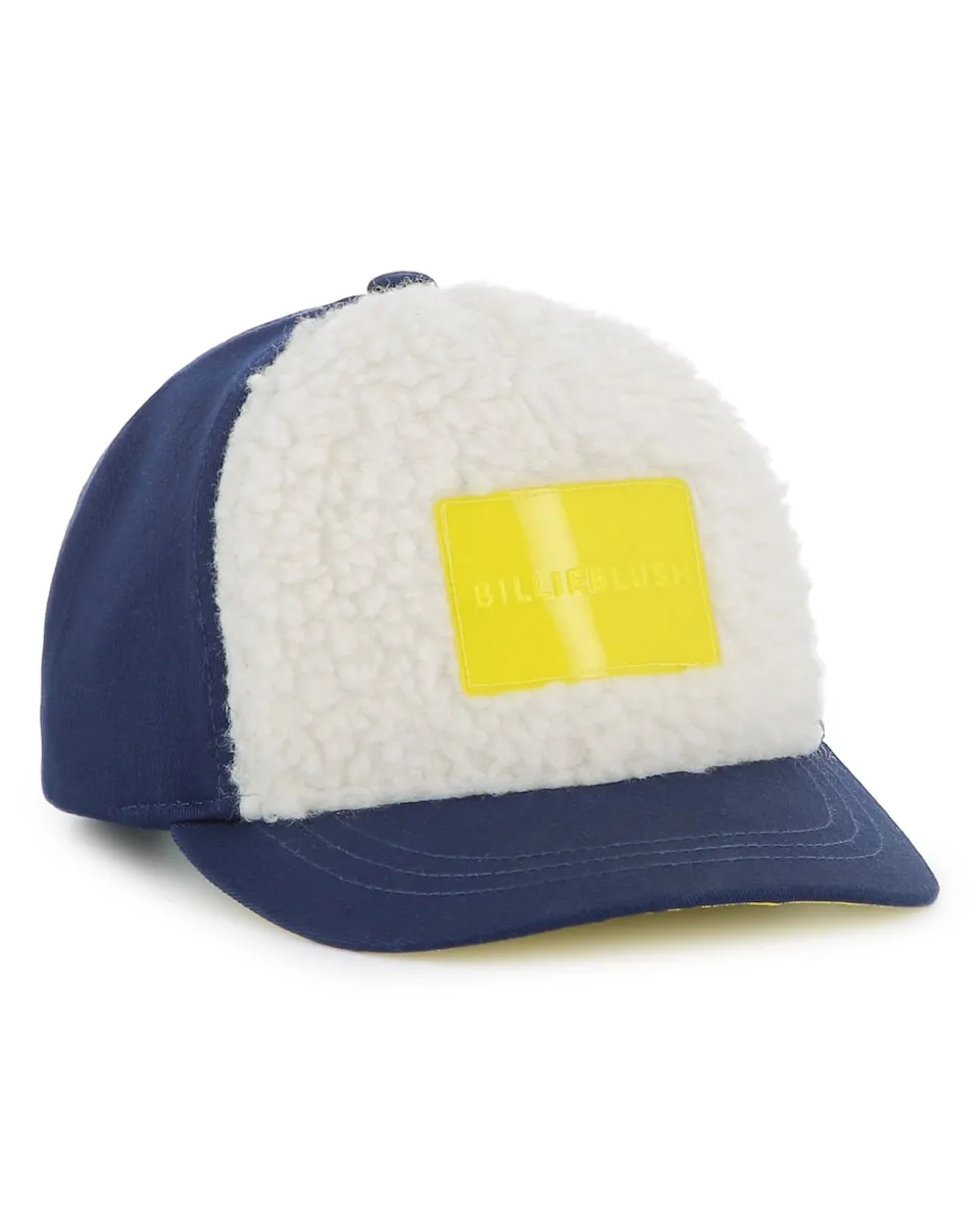 

Детская синяя хлопковая кепка Billieblush, синий