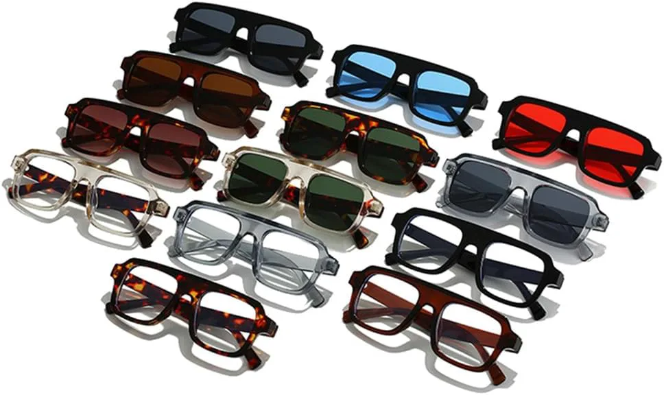 

Солнцезащитные очки UV400 с градиентной расцветкой (прозрачный, красный, синий, панк) для женщин и мужчин, для бега и активного отдыха UYPTK, Champagne Dark Green