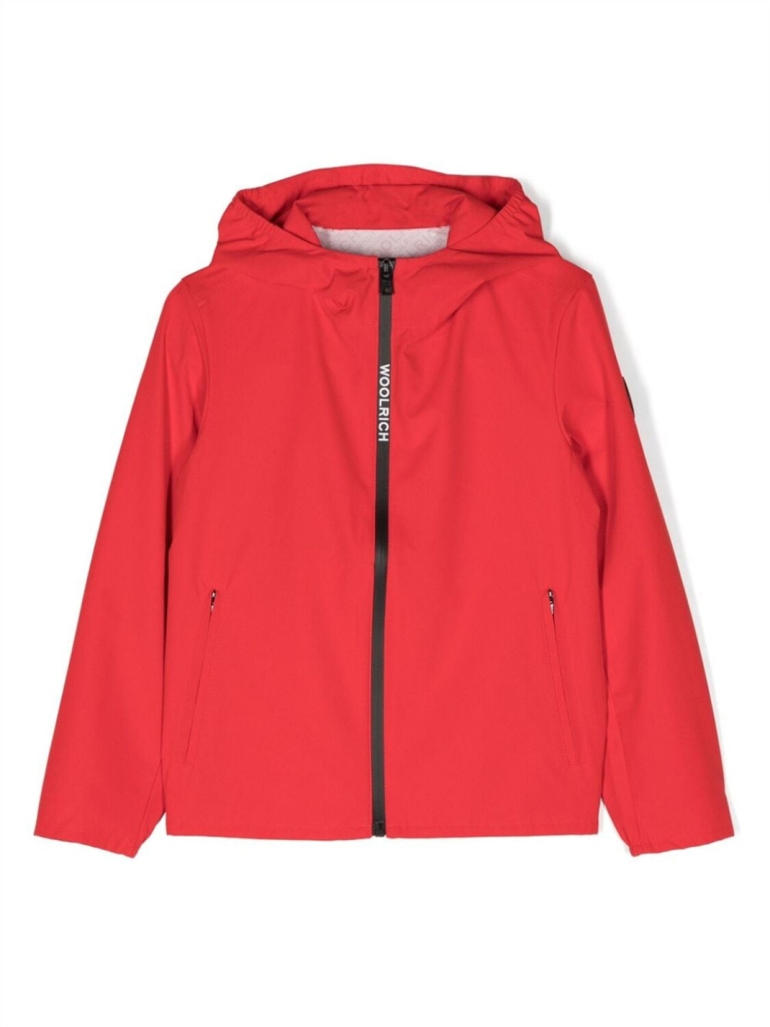 

Woolrich Kids куртка на молнии с капюшоном, красный