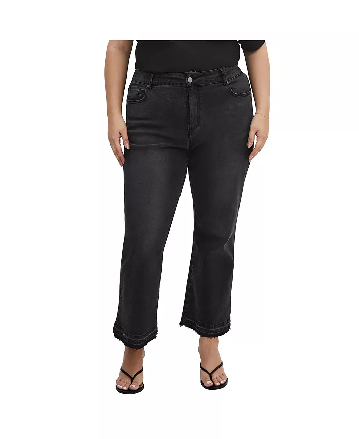 

Джинсы Paloma Kick Flare размера Plus CITY CHIC, мультиколор