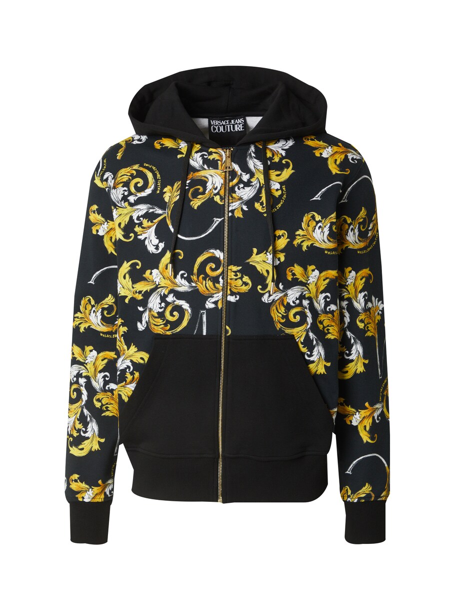 

Толстовка с капюшоном на молнии Versace Jeans Couture, черный