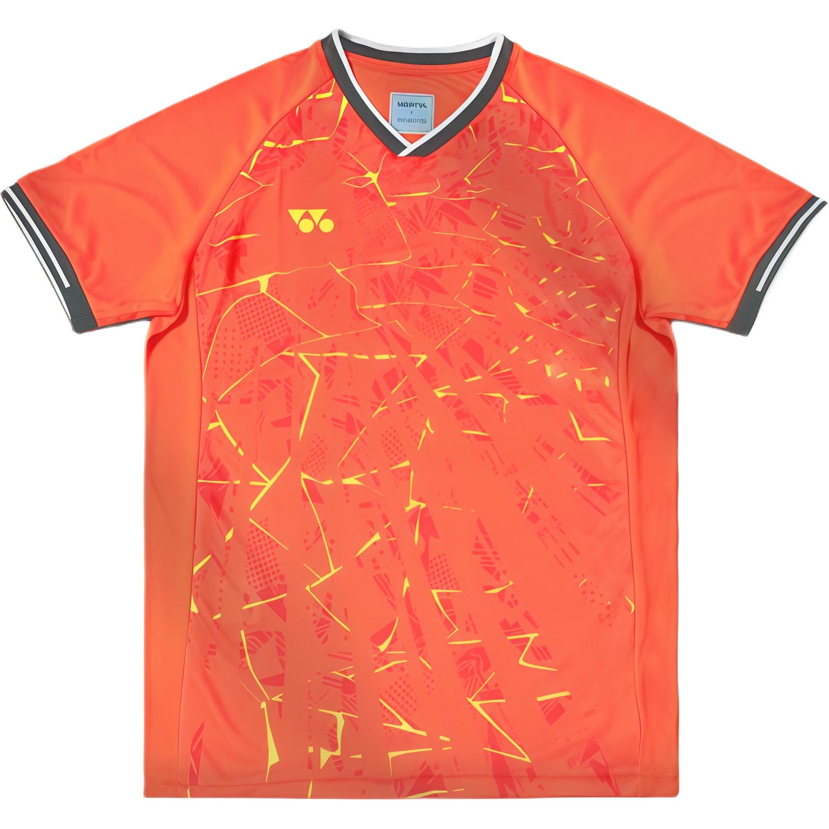 

Бадминтонная майка унисекс с V-образным вырезом, тонкие Yonex, оранжевый