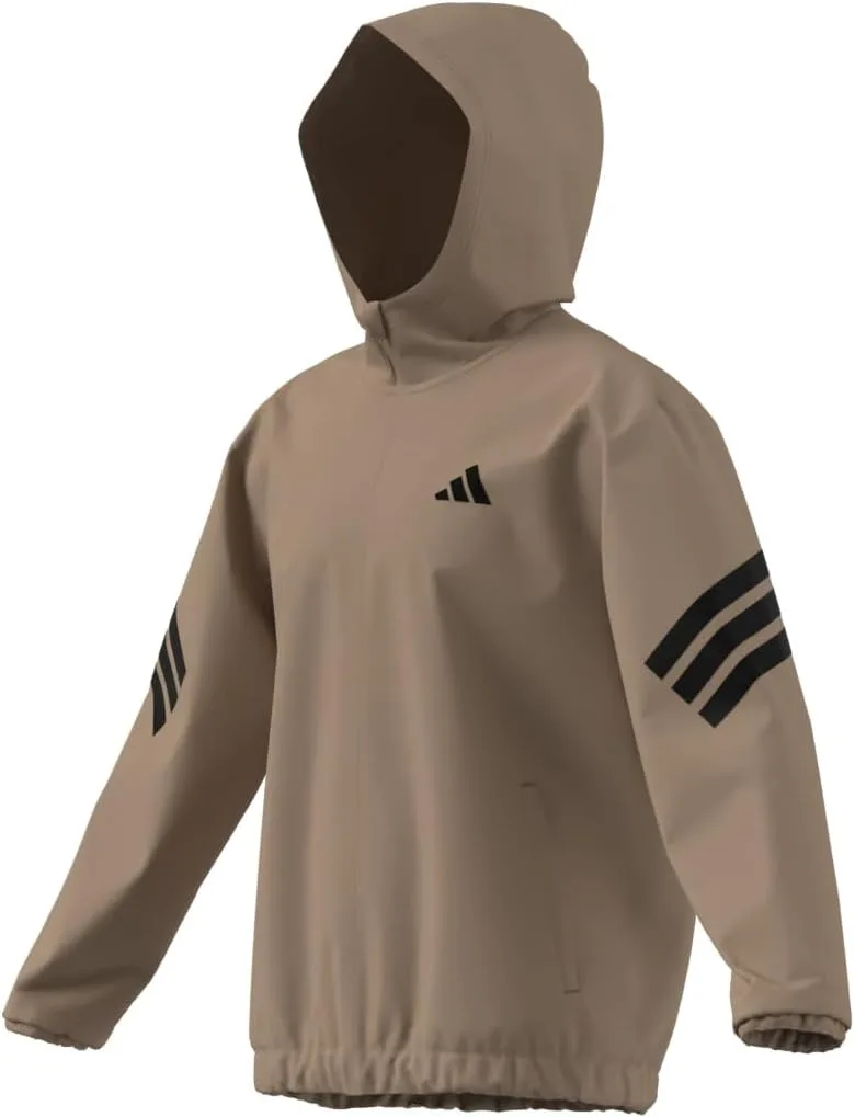Мужская тренировочная ветровка Adidas Icon 3-Stripes, черный — фото 3