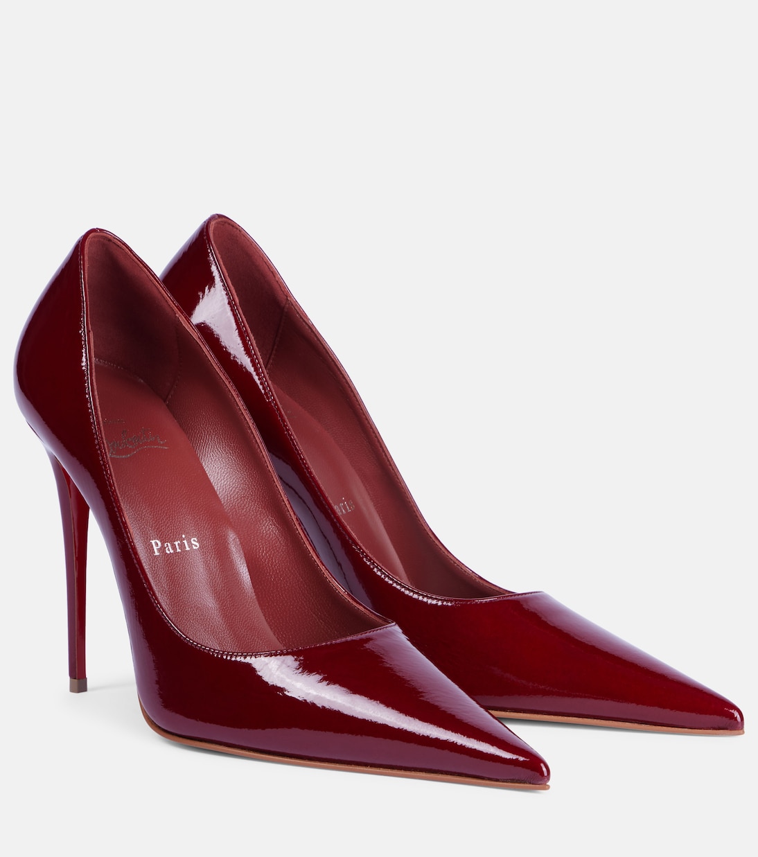 Туфли-лодочки Kate Max из лаковой кожи Christian Louboutin, Brownie