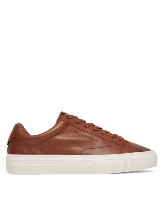 

Кроссовки Premium Dress Cupsole Cognac FM0FM05771 Tommy Hilfiger, коричневый