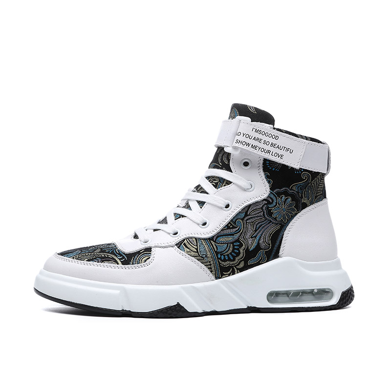 Мужские ботинки Martin Boot Crew High Top высотой 4 см BABINDA, белый — фото 3