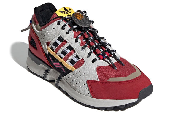Кроссовки оригинал zx 10000 Adidas, серый — фото 3