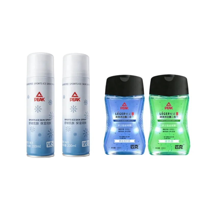 Набор для ухода после тренировок PEAK Ice Muscle 200мл*2+Ocean 230мл+Green Tea 230мл