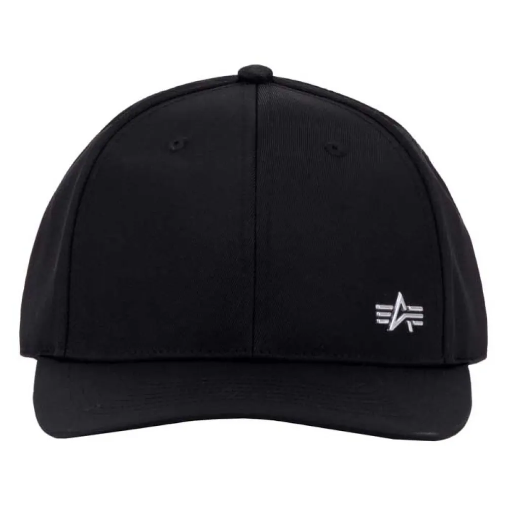 

Кепка Alpha Industries Metal Label, черный