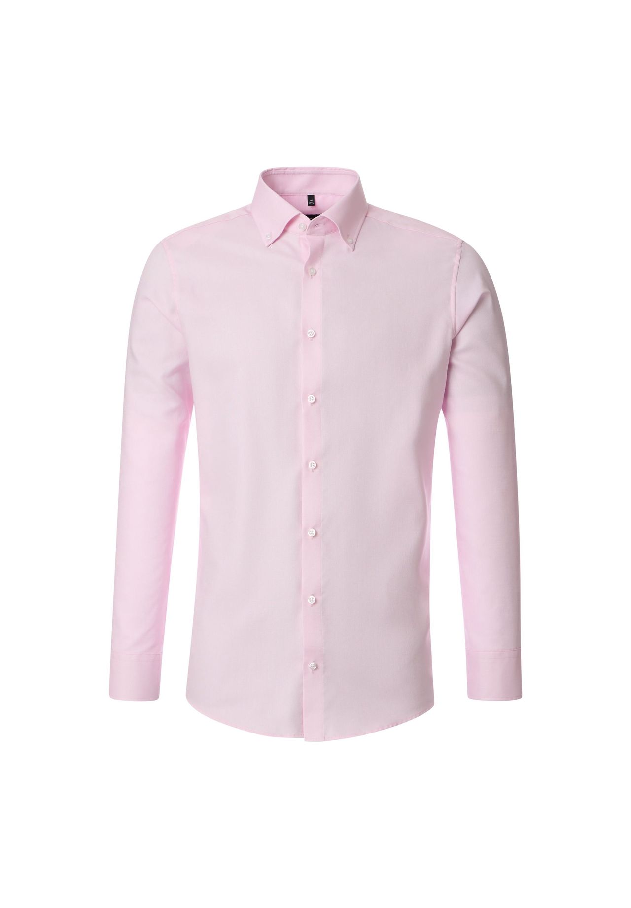 

Мужская деловая рубашка однотонного современного кроя Venti, цвет Zartrosa(400)
