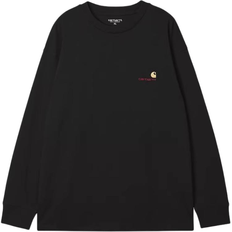 

Carhartt WIP Футболка мужская Black Crew Neck Moderate Straight Fit, Черный, Carhartt WIP Футболка мужская Black Crew Neck Moderate Straight Fit