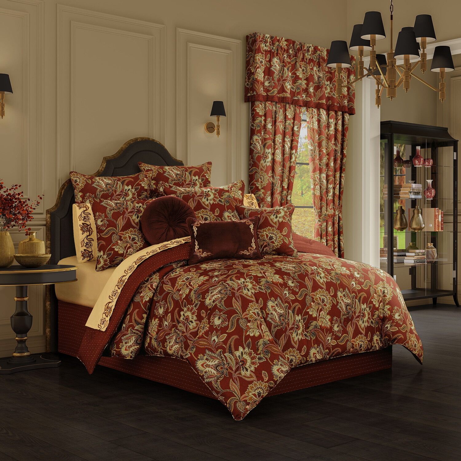 

Комплект одеяла Royal Court Montecito Queen Bed Bath & Beyond, красный