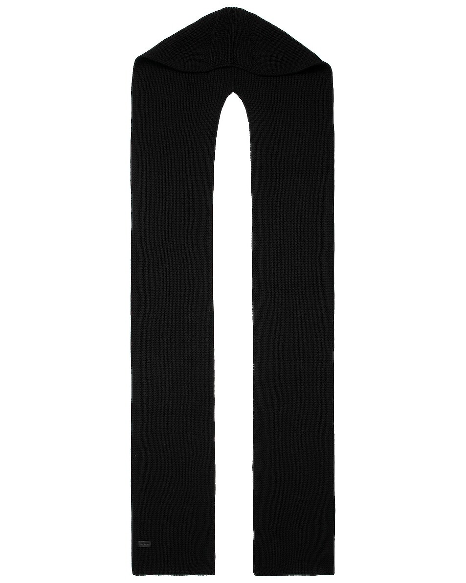 

Шарф Saint Laurent Hood, черный