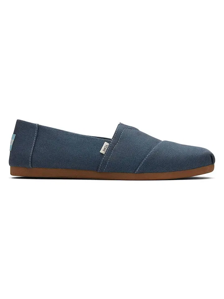 Слипперы синие TOMS
