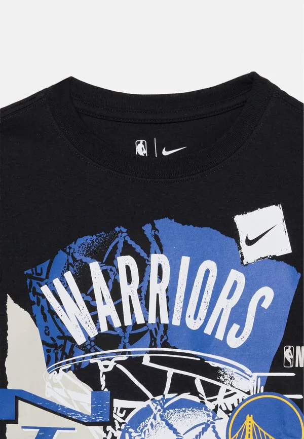 Футболка унисекс с принтом nba golden state warriors Nike Performance, Black — фото 4
