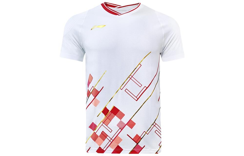

Футболка серии Badminton для мужчин, белая Lining, белый