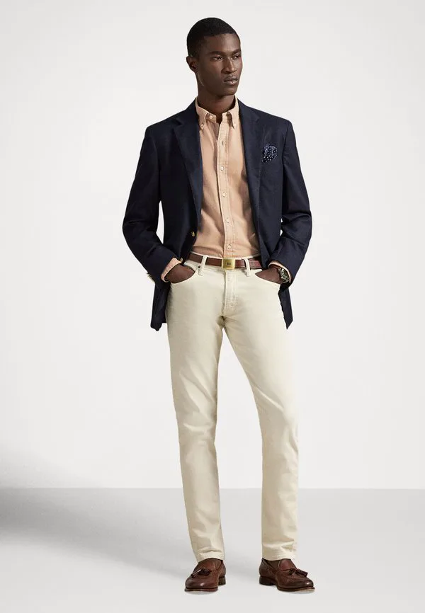 Рубашка из фактурной ткани добби, сшитая на заказ. Polo Ralph Lauren, Surrey Tan — фото 2