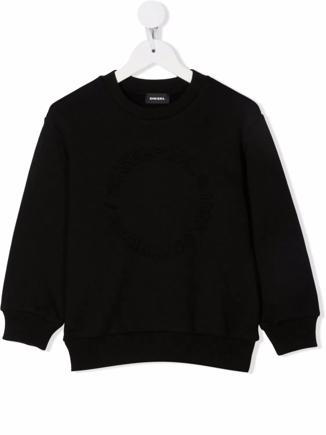 Толстовка с тисненым логотипом Diesel Kids