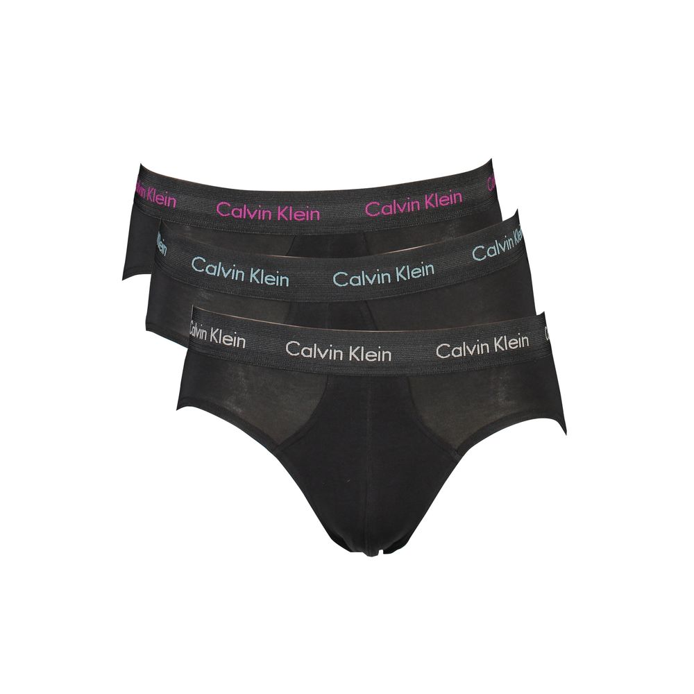 

Элегантные мужские трусы Tri-Pack с контрастными деталями Calvin Klein, черный